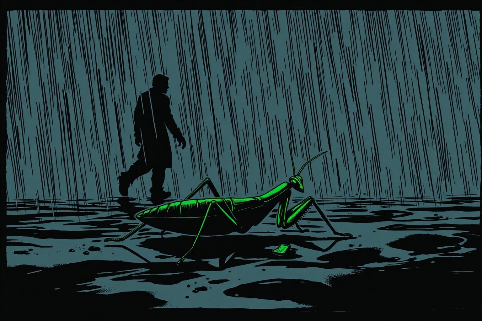 The Betrayal — a silhouette walks away